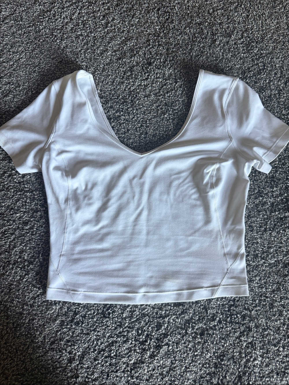 Lululemon Align White T-Shirt Size 6